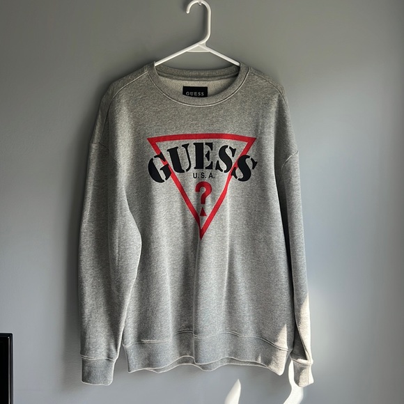 Men’s Guess Pullover Sweatshirt - Picture 1 of 4